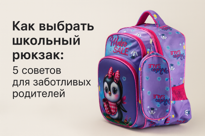 Как выбрать школьный рюкзак: 5 советов родителям