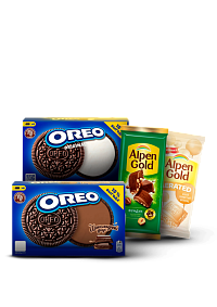 «Oreo» печенье /  «Alpen Gold» шоколад