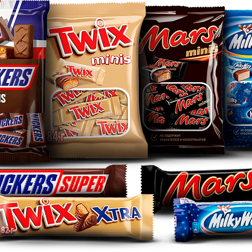 «Snickers» / «Twix» / «Mars» / «MilkyWay»   
