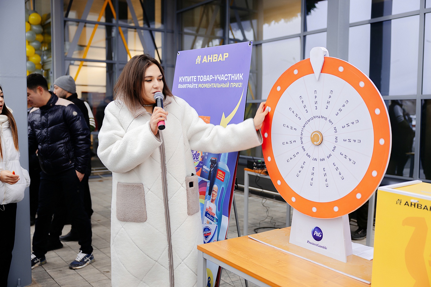 Ақтөбе қ. Жаңақоныс ш/ауданында жаңа «Анвар» гипермаркетінің ашылуы / Открытие нового гипермаркета «Анвар» в ж/м Жанаконыс г.Актобе.