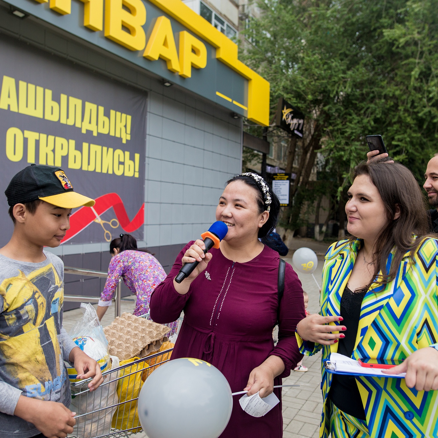 Открытие нового супермаркета в г.Актобе, по ул.Братьев Жубановых 276