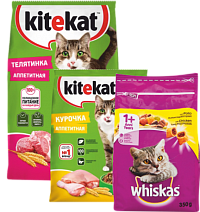 Корм для животных Kitekat / Whiskas